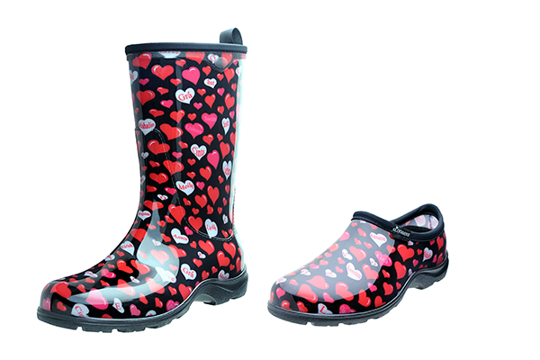 sloggers, heart health, valentine's day, waterproof boots, waterproof shoes, sloggers for life, made in the usa, los angeles, california